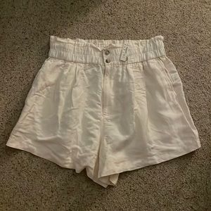 MADEWELL - NEW Flowy Button Shorts, Size M, Cream